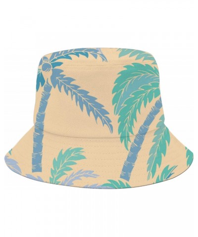 Funny Bucket Hats Coconut Tree Bucket Hat Coconut Tree Vintage Hat Hiking Accessories for Hiking Must Haves $8.69 Bucket Hats