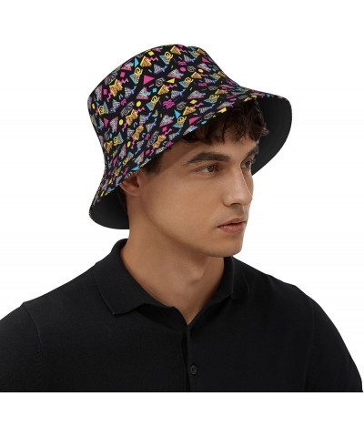 Fishermen Hat Wide Brim Sun Cap Boonie Hat Trucker Hat for Fishing Travel Pattern 106 $9.59 Sun Hats