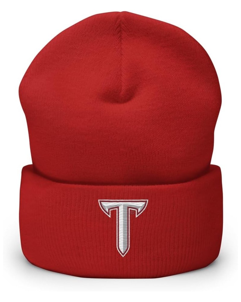 Troy University Beanie: Premium Quality Soft Turbo Acrylic Campus Wear for Pride & Warmth, Winter Hat Red Design 3 $23.39 Sku...