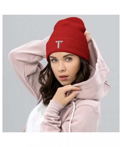 Troy University Beanie: Premium Quality Soft Turbo Acrylic Campus Wear for Pride & Warmth, Winter Hat Red Design 3 $23.39 Sku...