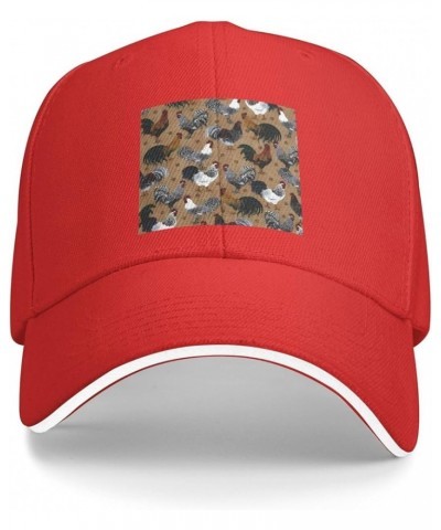 Design Name Picture Casual Fashion Baseball Cap Black : Comfortable, Light Red $9.54 Baseball Caps