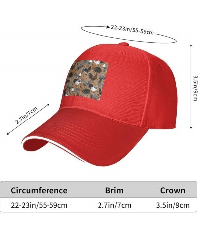 Design Name Picture Casual Fashion Baseball Cap Black : Comfortable, Light Red $9.54 Baseball Caps