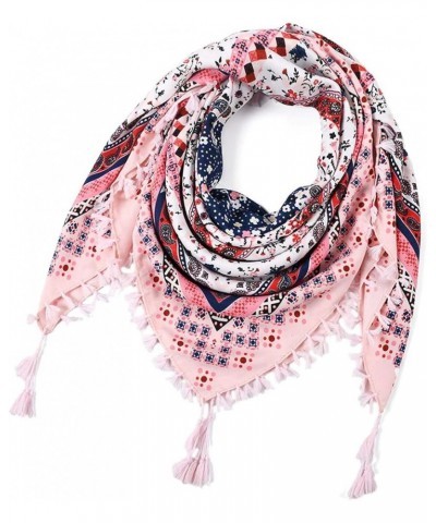 Designer Scarves Fashion Women Printing Button Shawl Scarves Women Bohemian Scarf Ethnic Style Tie Tassel Scarf A $8.82 Scarves