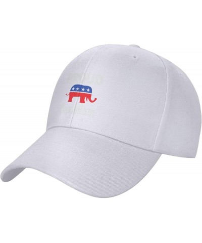 Proud Republican Hat Elephant Pro Trump 2024 Red Vote Hat for Men Women Sports Baseball Cap Dad Trucker Hat White $11.64 Base...