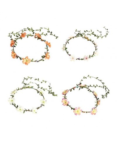 Floral Garlands Hair Wreath Flower Headbands Women Bride Flower For Stall Market Floral Headbands Flower Headbands For Girl T...