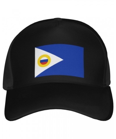 Flag of Chukotka Baseball Cap for Men Women Adjustable Dad Hat Outdoor Casual Trucker Caps Sun Hats Black $11.61 Baseball Caps