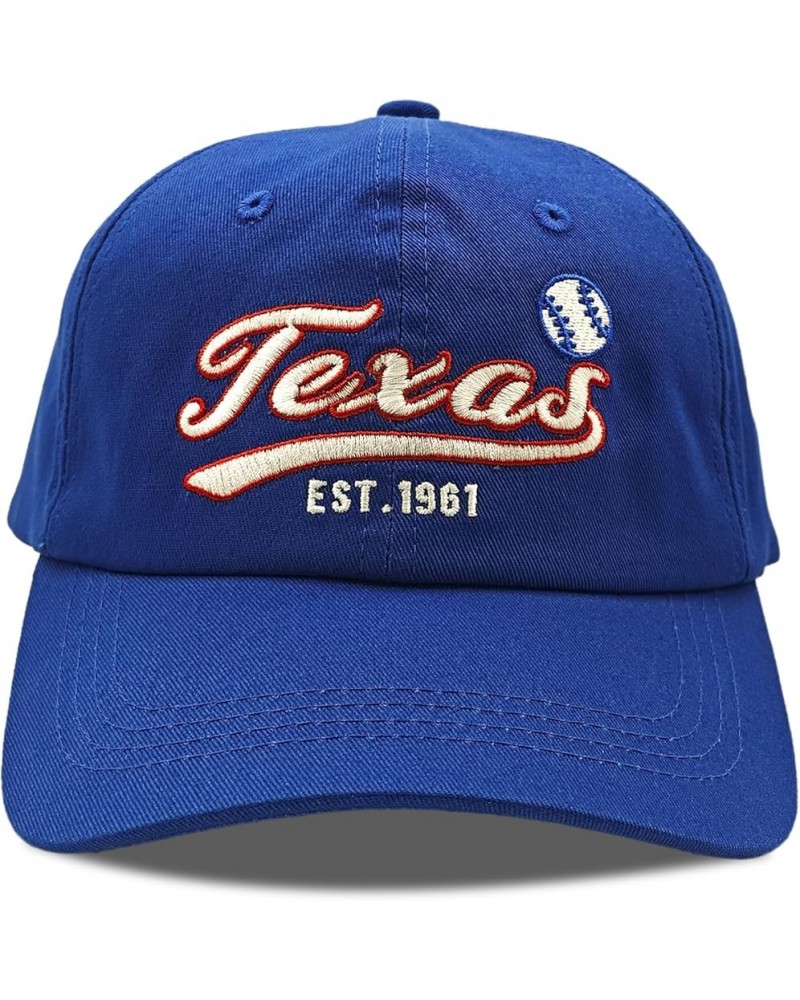 Cap Hat Classic Vintage Embroidered Hat Cap for Men Women Teenager Cap Adjustable Texas $10.50 Baseball Caps