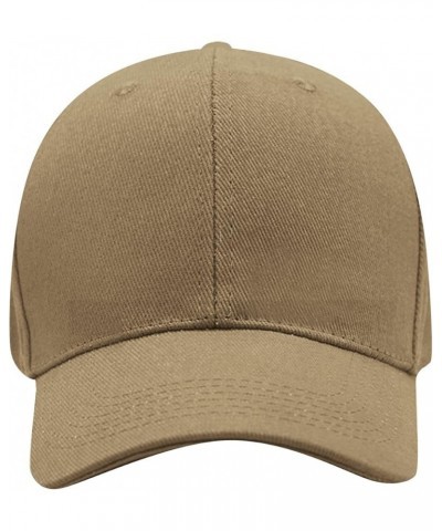 Mens and Womens Summer Fashion Casual Sunscreen Baseball Caps Cap Hats Mens Mesh Hat Khaki $7.08 Baseball Caps