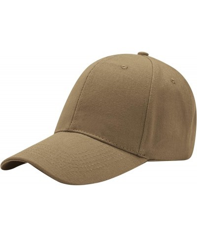 Mens and Womens Summer Fashion Casual Sunscreen Baseball Caps Cap Hats Mens Mesh Hat Khaki $7.08 Baseball Caps