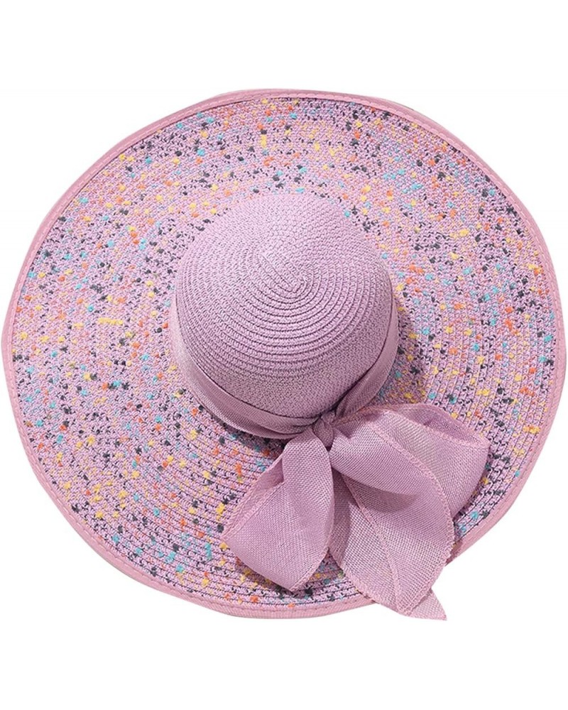 Women's Church Fascinator Bridal Tea Party Wedding Hat Super Caps Purple-c $7.68 Sun Hats