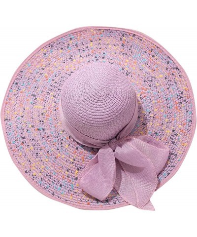 Women's Church Fascinator Bridal Tea Party Wedding Hat Super Caps Purple-c $7.68 Sun Hats