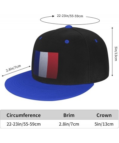 Flag of France Knitting Effect Baseball Cap for Men Women Snapback Hat Adjustable Flat Bill Hats Blue $10.14 Baseball Caps