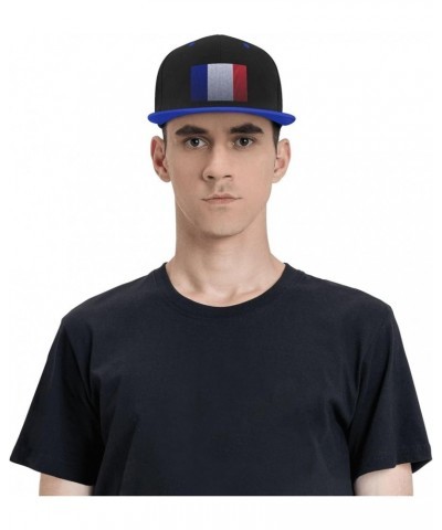 Flag of France Knitting Effect Baseball Cap for Men Women Snapback Hat Adjustable Flat Bill Hats Blue $10.14 Baseball Caps