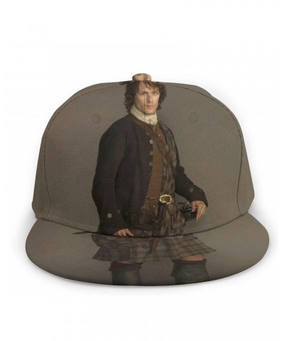 Outlanders Jamie Fraser Hat Flat Brim Bill Baseball Cap Adjustable Snapback Hat Hip Hop Cap Dad Hat Trucker Hat for Men Women...