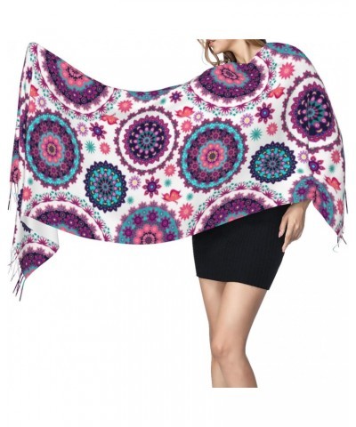 Boho Mandala Pashmina Shawl Scarf Women'S Casual Shawl Wrap Scarf 77" X 27 $13.75 Scarves