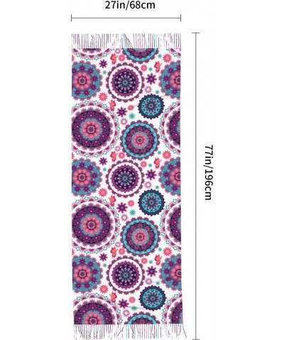 Boho Mandala Pashmina Shawl Scarf Women'S Casual Shawl Wrap Scarf 77" X 27 $13.75 Scarves