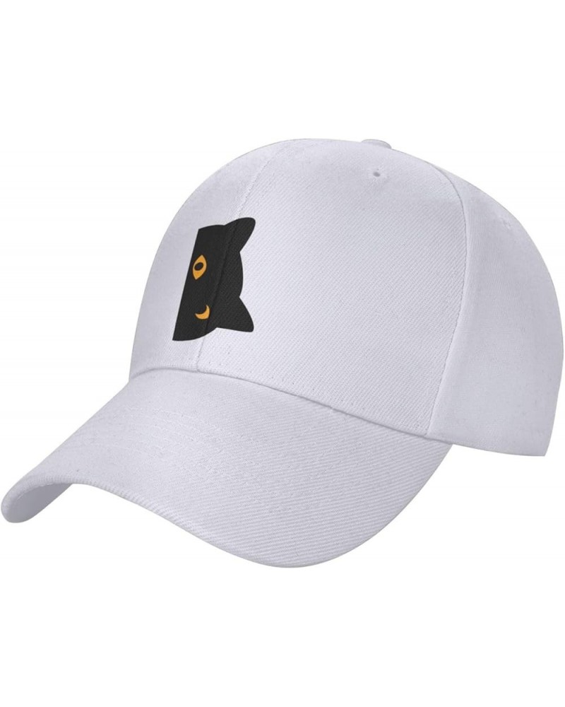 Cat Lover Cat Mom Cat Dad 2024 Daddy Trucker Hat Men Women Gift Baseball Cap White $12.75 Baseball Caps