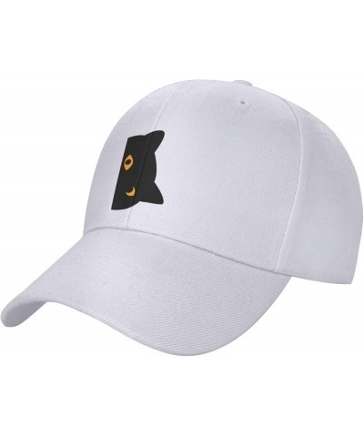 Cat Lover Cat Mom Cat Dad 2024 Daddy Trucker Hat Men Women Gift Baseball Cap White $12.75 Baseball Caps