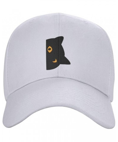 Cat Lover Cat Mom Cat Dad 2024 Daddy Trucker Hat Men Women Gift Baseball Cap White $12.75 Baseball Caps