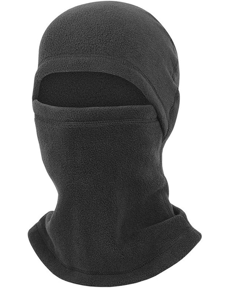 Sherpa Hood Ski Mask, Balaclava Wind-Resistant Winter Face Mask, Fleece Ski Mask for Men and Women, for Skiing Riding K104_bl...