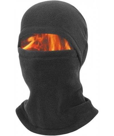 Sherpa Hood Ski Mask, Balaclava Wind-Resistant Winter Face Mask, Fleece Ski Mask for Men and Women, for Skiing Riding K104_bl...