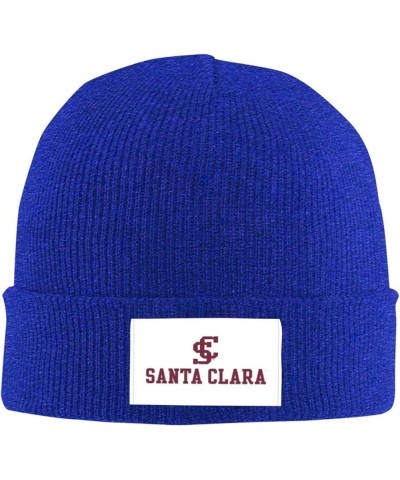 Santa Clara University Logo Classic Warm Winter Knit Cap Fleece Lined Beanie Hat Blue $13.51 Skullies & Beanies