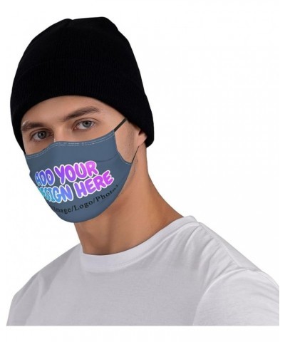 Custom Face Masks with Your Logo Image Photo Name for Sport,Outdoor and Travel Indigo Blue $6.72 Balaclavas