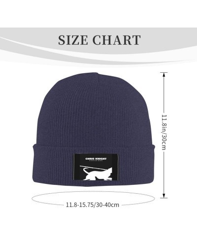 Chris Knight Knit Hat Unisex Warm Spring Autumn Winter Beanie Hat Soft & Stretchy Ski Cap Black Navy $10.03 Skullies & Beanies