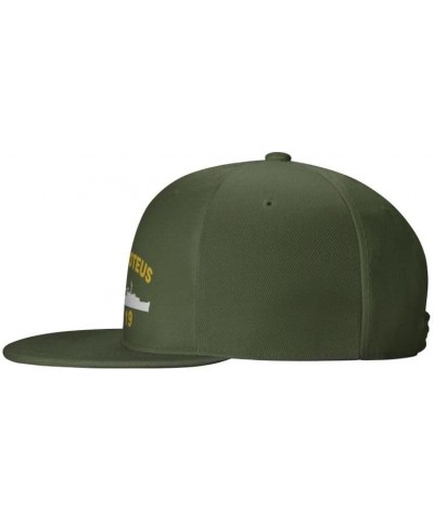 USS Proteus AS 19 Flag-Trucker Hats Denim Hats Cowboy Knit hat Baseball Caps Fisherman's hat Moss Green $12.43 Baseball Caps