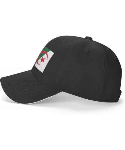 USA and Algeria Flag-Baseball Caps Denim Hats Cowboy Knit hat Fisherman's hat Black $12.96 Baseball Caps