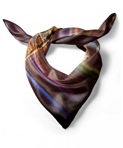 USA Hairscarf, San Diego Riverside Panorama, Head Wrap Dried Rose Multicolor $13.95 Scarves