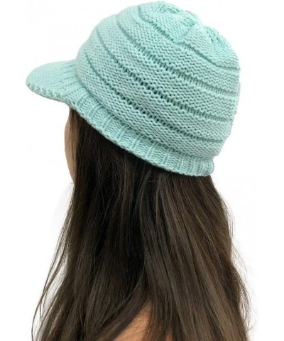 Plush Outdoor Crochet Knit Peaked Women Cap Cap Hats Solid Stitching Baseball Caps Baseball Fitted Cap Vintage Washed Cap Min...