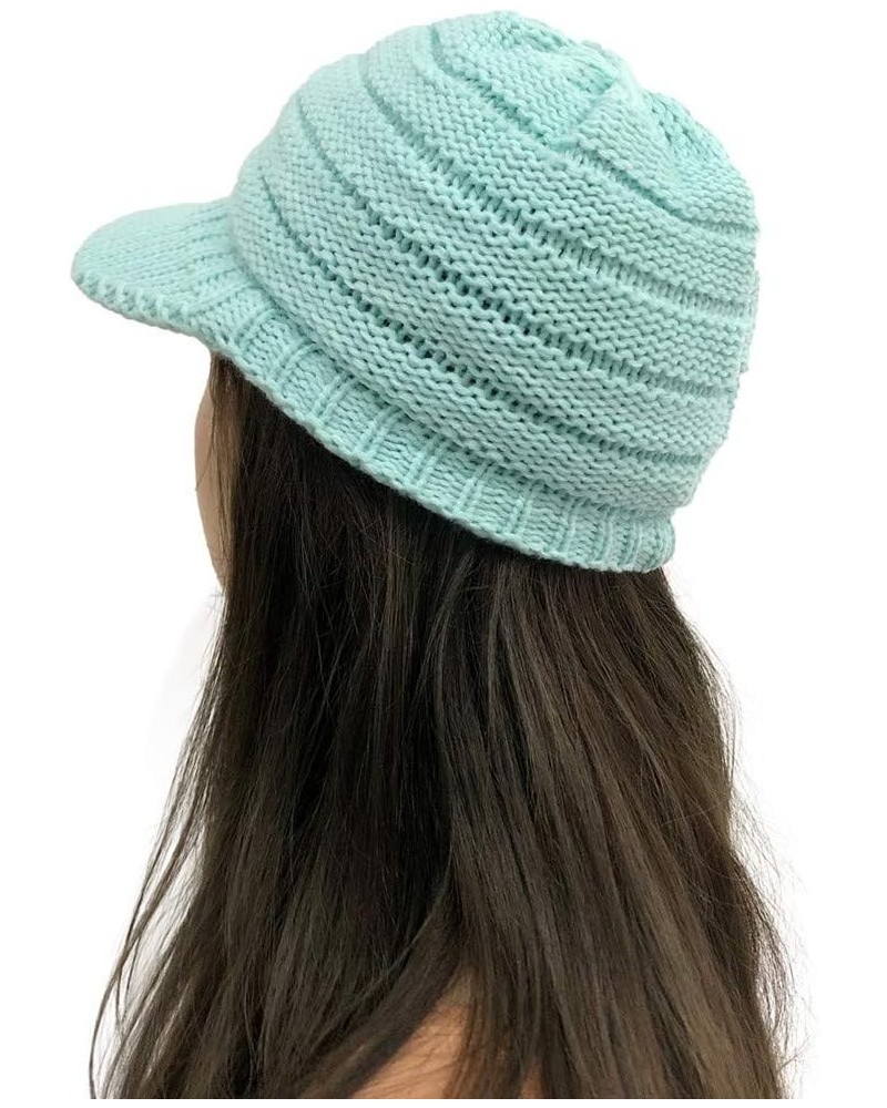 Plush Outdoor Crochet Knit Peaked Women Cap Cap Hats Solid Stitching Baseball Caps Baseball Fitted Cap Vintage Washed Cap Min...