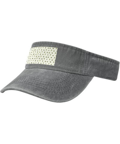 Avocado Sun Visor Hats,Open Top Hat for Women and Men,Fishing-Hats,Adult Sunscreen Visor Cap Gray $13.99 Visors