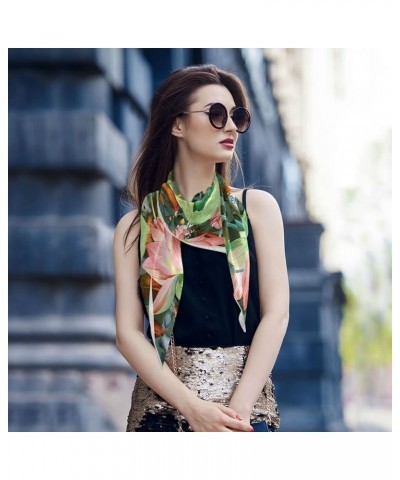 Women's Square Silk Scarf Neckerchief Scarves Headscarf Shawl Polyester Wrap Multi 13 $9.42 Scarves