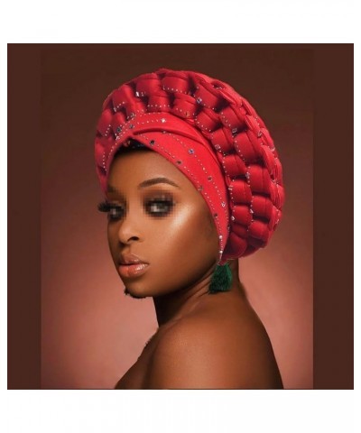 Muslim Scarf Hijabs African Pattern Bonnet Turban Knot Cap Headwrap Hat Auto Gele Robe Africaine Hair Cover For Women Cap052 ...