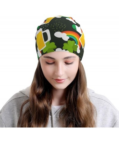 St. Patrick's Day Women Beanie Winter Warm Beanies Men Casual Skullies Outdoor St. Patrick's Day28 $10.99 Skullies & Beanies