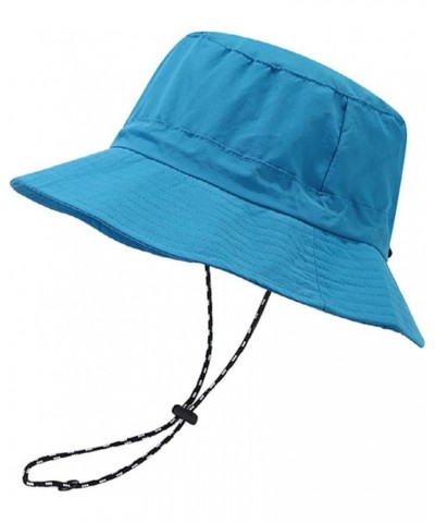 Men's and Women's Outdoor Fisherman's Hat Quick-Drying Foldable Anti-UV Sun Hat Lake Blue $10.11 Sun Hats