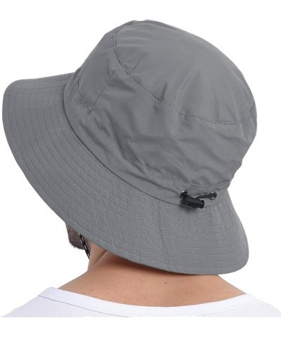 Men's and Women's Outdoor Fisherman's Hat Quick-Drying Foldable Anti-UV Sun Hat Lake Blue $10.11 Sun Hats