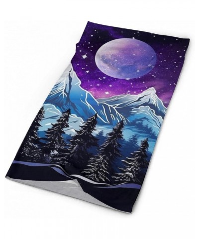 Purple Blue Universe Galaxy StarryNight Space Face Scarf Head Wraps Headwear Bandana Headband Balaclava Neck Gaiter Style $8....