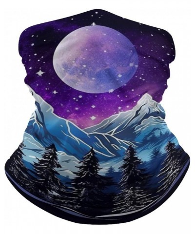 Purple Blue Universe Galaxy StarryNight Space Face Scarf Head Wraps Headwear Bandana Headband Balaclava Neck Gaiter Style $8....