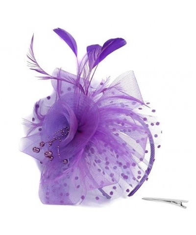 Bridal Great Headpiece YP Pearl Flapper Headband Party Gatsby Headband 2 Headband 1 Count (Pack of 1) Purple $7.04 Headbands