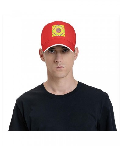 Smiley Lychee Picture Casual General Baseball Cap Black : Comfortable, Light Red $13.31 Baseball Caps