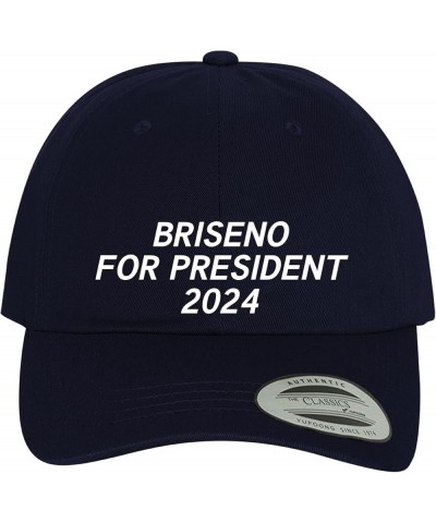 Briseno for President 2024 - Comfortable Dad Hat Baseball Cap Navy $15.97 Baseball Caps