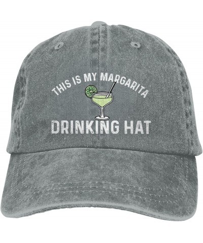 Funny Hat This is My Margarita Drinking Hat Hat Women Baseball Cap Trendy Hat Gray $12.08 Baseball Caps