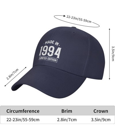 Made in 1994 Limited Edition Hat Black Baseball CapFashion Cool Navy Blue $13.64 Baseball Caps