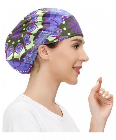 Adjustable Working Caps, Elastic Bandage Tie Back Hats, Cover Hair Bouffant Hats with Sweatband 13 Indian (8) $11.59 Balaclavas