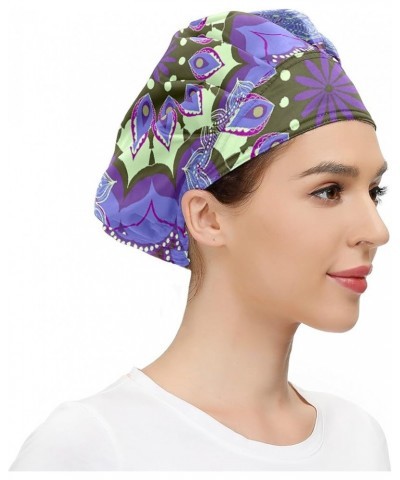 Adjustable Working Caps, Elastic Bandage Tie Back Hats, Cover Hair Bouffant Hats with Sweatband 13 Indian (8) $11.59 Balaclavas