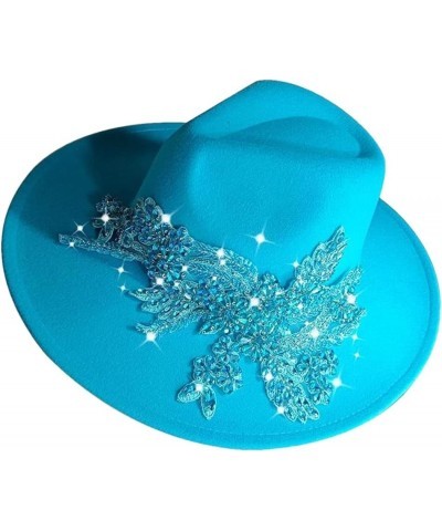 Women's Jazz Hat DIY Fedora Hat Rhinestone Hat Fedora Hat Sombrero Hat 14 $25.97 Fedoras