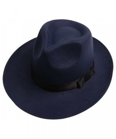 Fedora Hat Warm Autumn and Winter Jazz Hat Travel Cowboy Hat British Style Bow Church Panama Hat $19.43 Fedoras